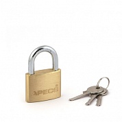 Замок висячий латунный Apecs PDB-01-50